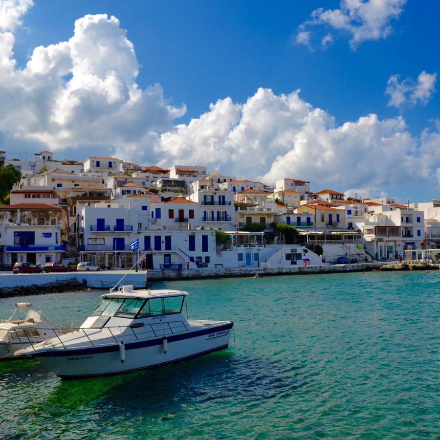 Irida Villa - Sea & Sunset Flats By Explore Andros Batsi Exterior foto